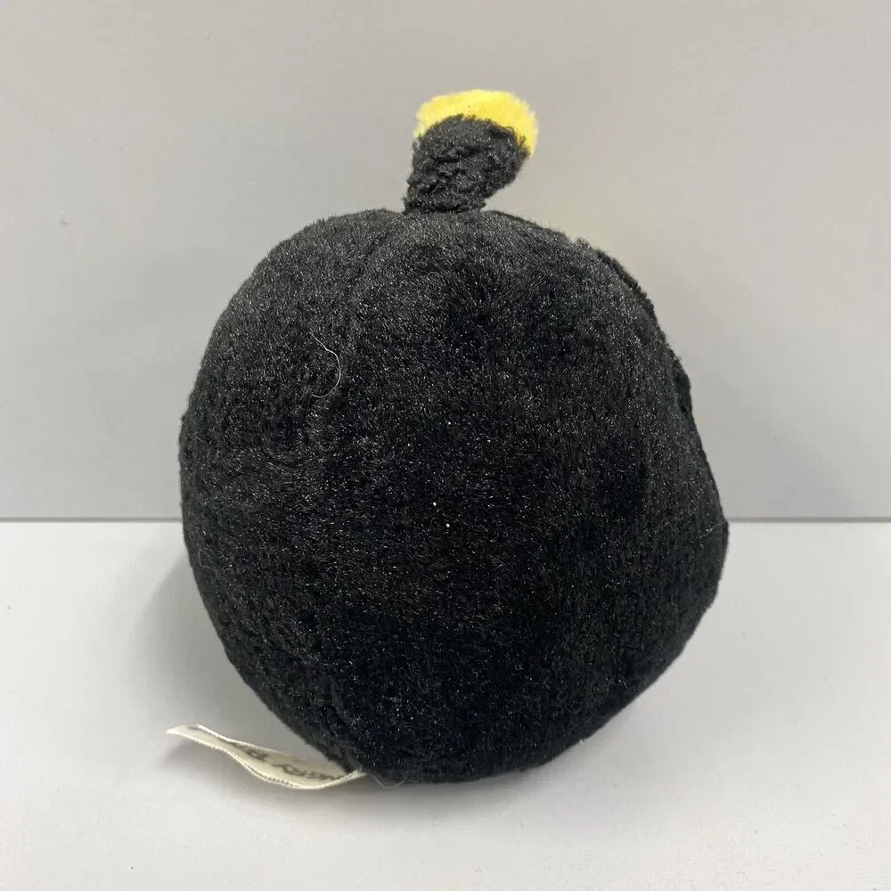 Commonwealth 2010 Angry Birds Black Bomb Bird 8" Plush NO Sound FREE Ship - Picture 6 of 8